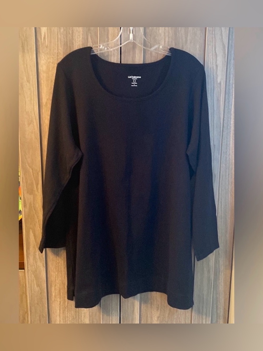 Liz Claiborne Black Top | 1X